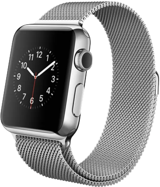 Apple Watch (38 mm) Paslanmaz çelik Kasa ve Milano Loop Akıllı Saat