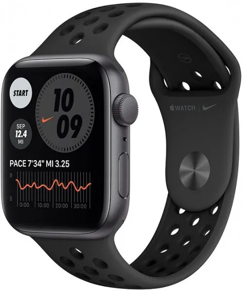 Apple Watch Nike SE (44mm) Uzay Grisi Alüminyum Kasa ve Nike Spor Kordon Akıllı Saat