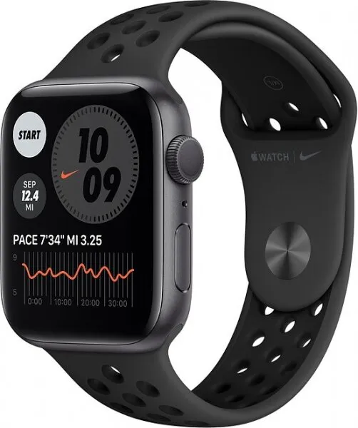 Apple Watch Nike Series 6 (44mm) Uzay Grisi Alüminyum Kasa ve Nike Spor Kordon Akıllı Saat