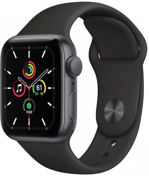 Apple Watch SE (40mm) Uzay Grisi Alüminyum Kasa ve Spor Kordon Akıllı Saat