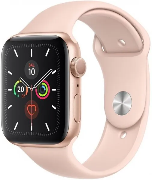 Apple Watch Series 5 (40mm) Altın Rengi Alüminyum Kasa ve Spor Kordon 40 mm Akıllı Saat