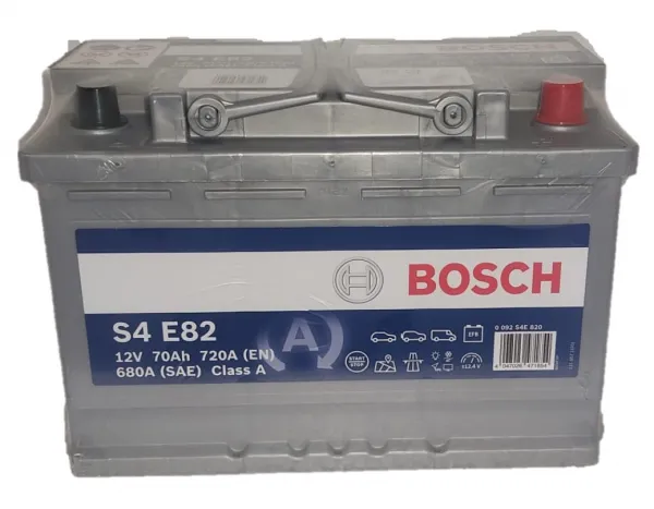 Bosch S4 E82 12V 70Ah Akü