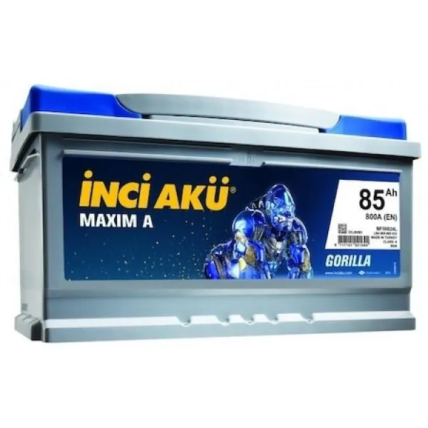 İnci Akü Maxim A Gorilla 12V 85Ah Akü