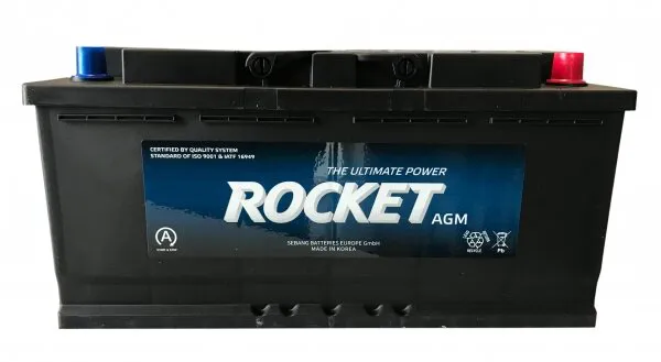 Rocket AGM 12V 105Ah Akü