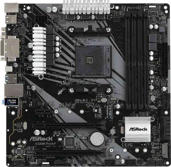 ASRock A320M Pro4-F AM4 Soket Anakart