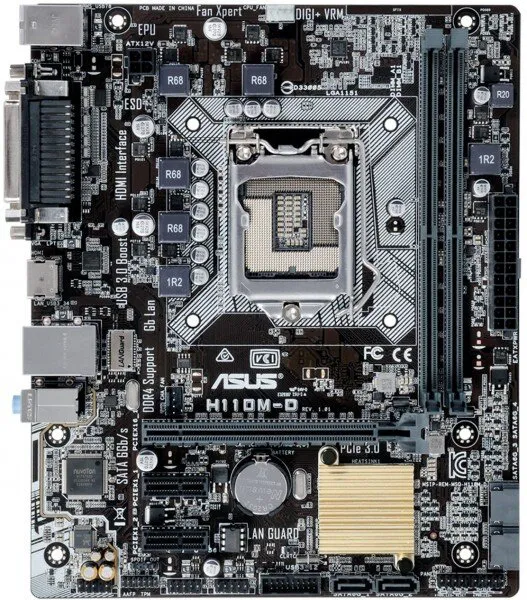 Asus H110M-D LGA 1151 Soket Anakart