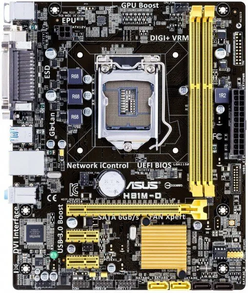 Asus H81M-D LGA 1150 Soket Anakart