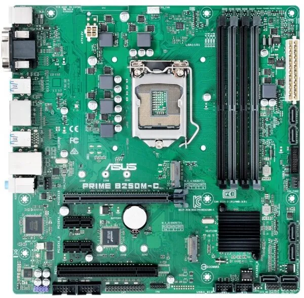 Asus Prime B250M-C (90MB0SQ0-M0EAYM) LGA 1151 Soket Anakart