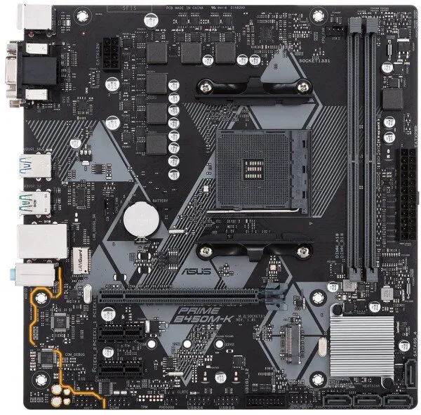 Asus Prime B450M-K AM4 Soket Anakart