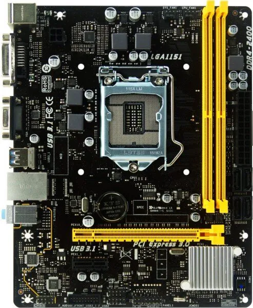 Biostar H110MDE LGA 1151 Soket Anakart