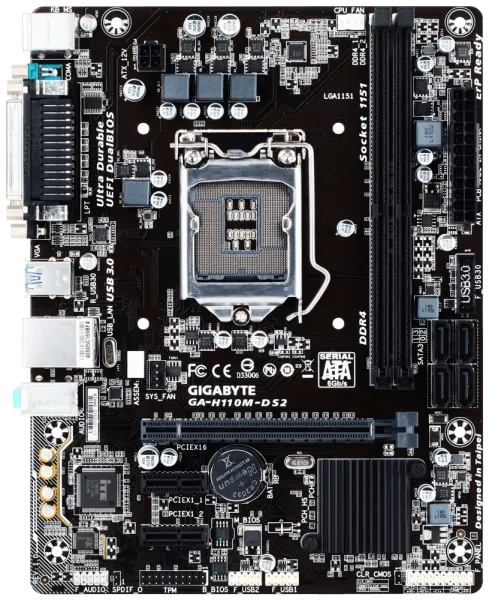 Gigabyte GA-H110M-DS2 LGA 1151 Soket Anakart