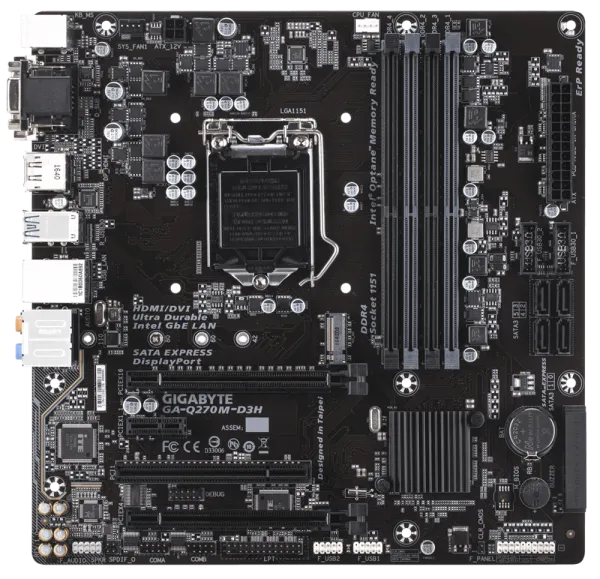 Gigabyte GA-Q270M-D3H LGA 1151 Soket Anakart