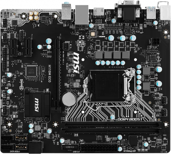 MSI H110M Eco LGA 1151 Soket Anakart