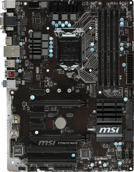 MSI Z170A PC Mate LGA 1151 Soket Anakart