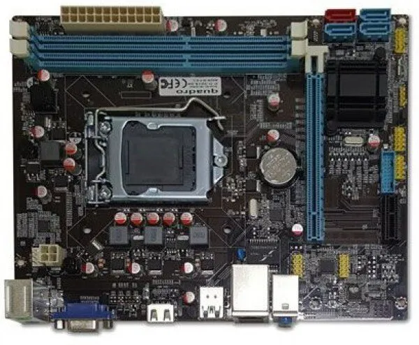 Quadro H61-B75U3 LGA 1155 Soket Anakart