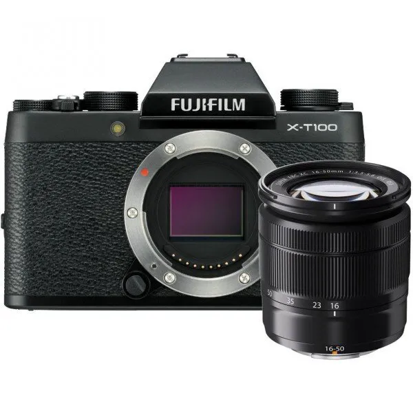 Fujifilm X-T100 16-50mm 16-50 mm Aynasız Fotoğraf Makinesi