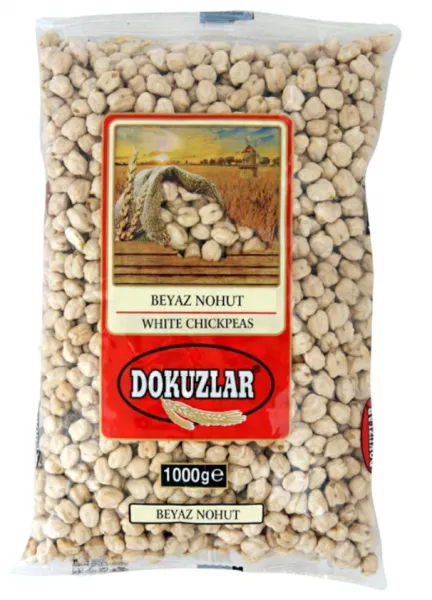 Dokuzlar Beyaz Nohut 1 kg Bakliyat