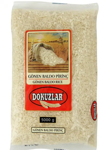 Dokuzlar Gönen Baldo Pirinç 5 kg Bakliyat