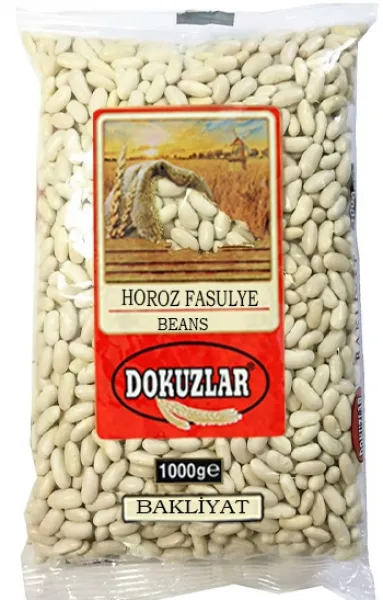 Dokuzlar Horoz Kuru Fasulye 1 kg Bakliyat