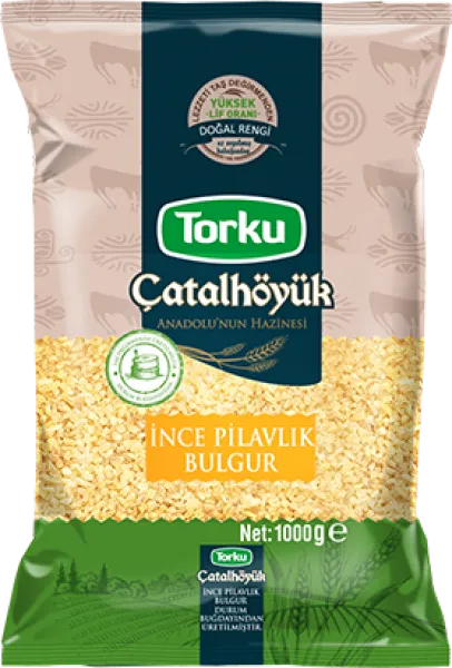 Torku Çatalhöyük İnce Pilavlık Bulgur 1 kg Bakliyat