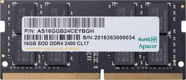 Apacer AS04GGB24CETBGH 4 GB 2400 MHz DDR4 Ram