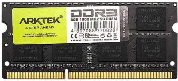 Arktek AKD3S8N1600 8 GB 1600 MHz DDR3 Ram