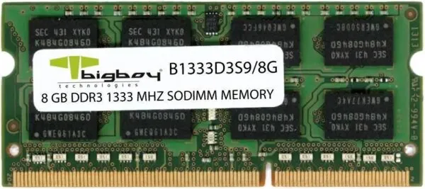 Bigboy B1333D3S9-8G 8 GB 1333 MHz DDR3 Ram