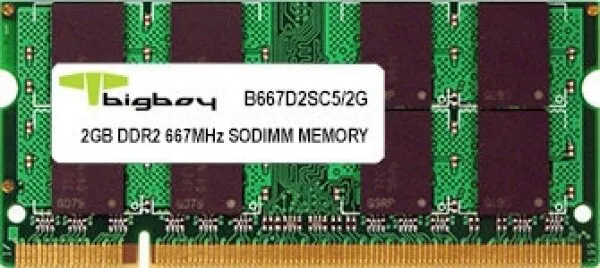 Bigboy B667D2SC5/2G 2 GB 667 MHz DDR2 Ram