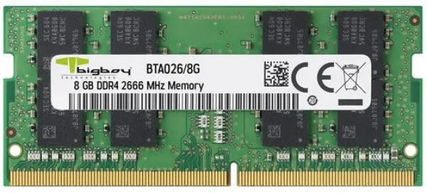 Bigboy BTA026/8G 8 GB 2666 MHz DDR4 Ram
