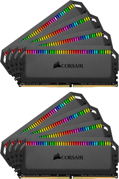 Corsair Dominator Platinum RGB 8x8 GB (CMT64GX4M8X3600C18) 64 GB 3600 MHz DDR4 Ram