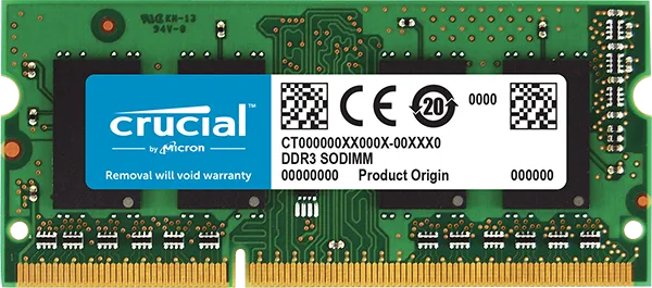 Crucial CT25664BF160B 2 GB 1600 MHz DDR3 Ram