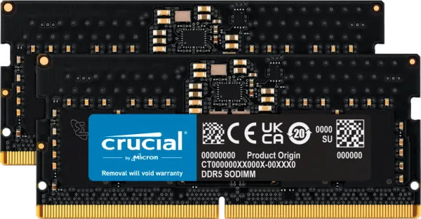 Crucial CT2K32G52C42S5 64 GB 5200 MHz DDR5 Ram