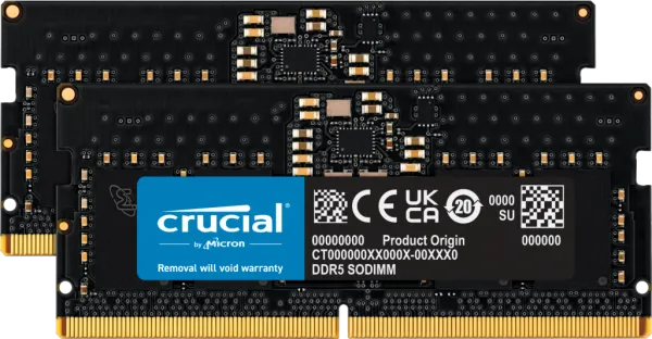 Crucial CT2K8G48C40S5 16 GB 4800 MHz DDR5 Ram