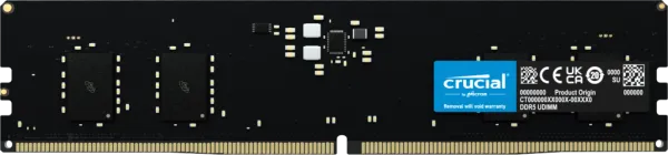 Crucial CT8G48C40U5 8 GB 4800 MHz DDR5 Ram
