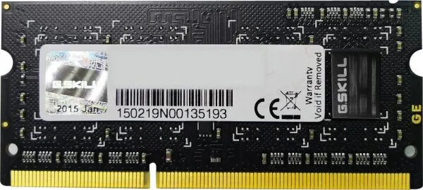 G.Skill Standard (F3-1600C11S-8GSQ) 8 GB 1600 MHz DDR3 Ram