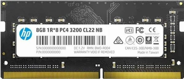 HP 2E2M5AA 8 GB 3200 MHz DDR4 Ram