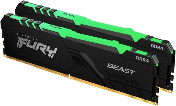 Kingston Fury Beast RGB (KF436C17BBAK2/16) 16 GB 3600 MHz DDR4 Ram
