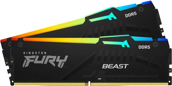 Kingston Fury Beast RGB (KF560C40BBAK2-16) 16 GB 6000 MHz DDR5 Ram