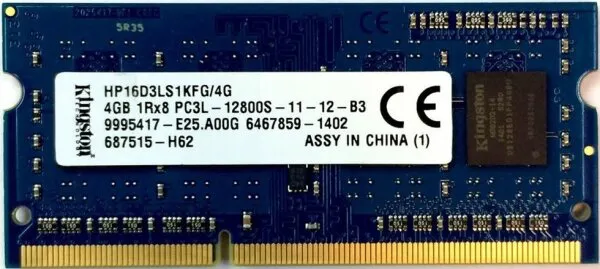 Kingston HP16D3LS1KFG/4G 4 GB 1600 MHz DDR3 Ram