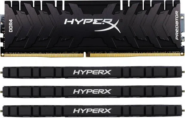 HyperX Predator DDR4 4x8 GB (HX424C12PB3K4/32) 32 GB 2400 MHz DDR4 Ram