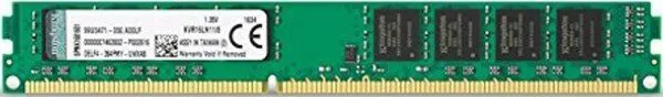 Kingston ValueRAM (KVR16LN11/8) 8 GB 1600 MHz DDR3 Ram