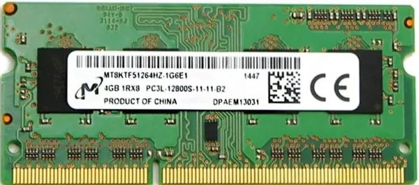 Micron MT8KTF51264HZ-1G6E1 4 GB 1600 MHz DDR3 Ram