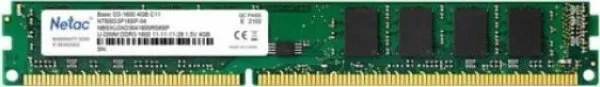 Netac Basic (NTBSD3P16SP-04) 4 GB 1600 MHz DDR3 Ram