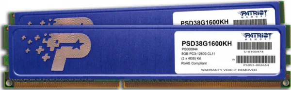 Patriot Signature Line (PSD38G1600KH) 8 GB 1600 MHz DDR3 Ram