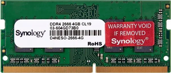 Synology D4NESO-2666-4G 4 GB 2666 MHz DDR4 Ram