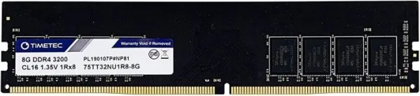 Timetec Extreme Performance Hynix IC (75TT36NU1R8-8G) 8 GB 3600 MHz DDR4 Ram