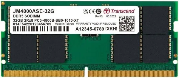 Transcend JetRam (JM4800ASE-32G) 32 GB 4800 MHz DDR5 Ram