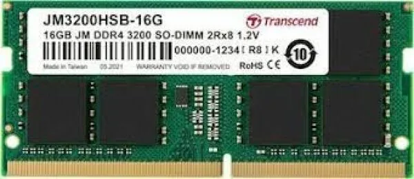 Transcend JetRam (JM3200HSB-16G) 16 GB 3200 MHz DDR4 Ram