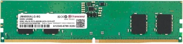 Transcent JetRam (JM4800ALG-8G) 8 GB 4800 MHz DDR5 Ram