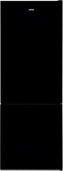 Vestel NFK54001 CS ION Siyah Buzdolabı
